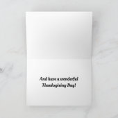 Thanksgiving Gnome Harvest Wenskaart Kaart (Binnen)