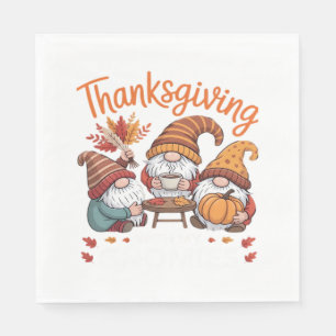 Thanksgiving Gnome Herfst Leopard Turkije Essentia Servet