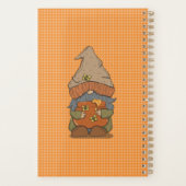 Thanksgiving Gnome Holding a Honey Planner (Achterkant)