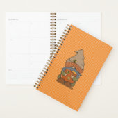 Thanksgiving Gnome Holding a Honey Planner (Display)