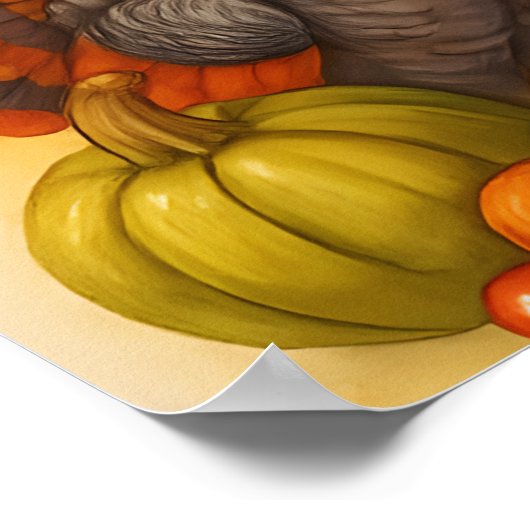 Thanksgiving Gnome Poster (Hoek)