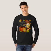 Thanksgiving Gnome Thankful & Blessed T-shirt (Voorkant volledig)