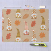 Thanksgiving Gnomen met herfstbladeren Tissuepapier (Craft)