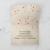 Thanksgiving gnomen met Pie Feestdagen Kaart (Binnen)