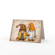 Thanksgiving gnomen met Pie