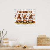 Thanksgiving Gnomen Poster (Keuken)