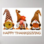 Thanksgiving Gnomen Poster (Voorkant)