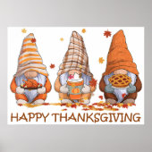 Thanksgiving Gnomen Poster (Voorkant)