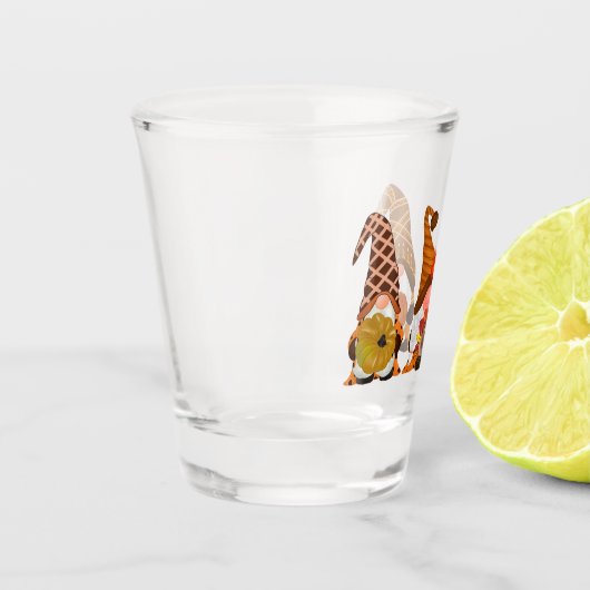Thanksgiving Gnomen Shot Glass Shot Glas (Links)