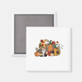 Thanksgiving Gnomes Fall Leaves Gnomes Funny Herfs Magneet (Voorkant / Achterkant)