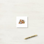 Thanksgiving Gnomes Fall Leaves Gnomes Funny Herfs Post-it® Notes (Op bureau)
