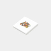 Thanksgiving Gnomes Fall Leaves Gnomes Funny Herfs Post-it® Notes (Schuin)