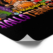 Thanksgiving Gnomes Happy Hanksmas Halloween Poster (Hoek)