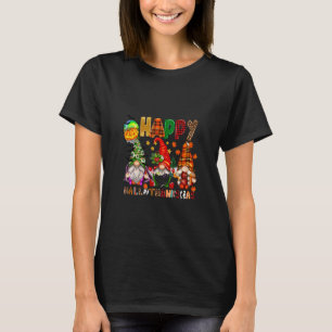 Thanksgiving Gnomes Happy Hanksmas Halloween T-shirt
