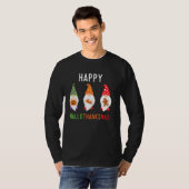 Thanksgiving Gnomes Happy Hanksmas Halloween T-shirt (Voorkant volledig)