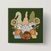 Thanksgiving Gnomes Trio Button (Voorkant)