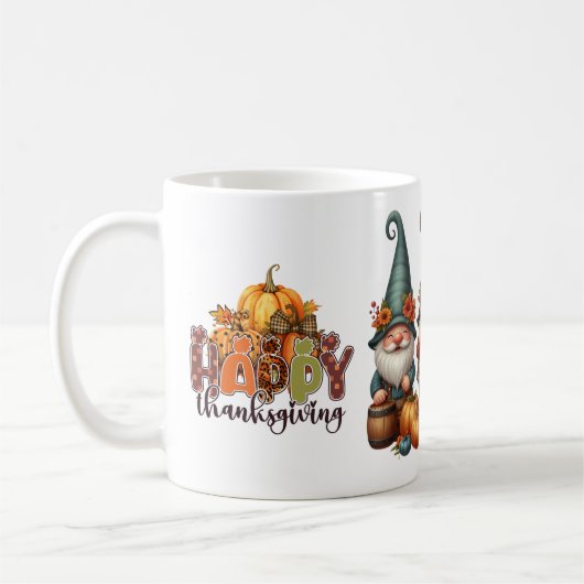 Thanksgiving Gnomes Trio Mok (Links)