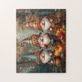 Thanksgiving Gnomes Trio Puzzle Legpuzzel (Verticaal)