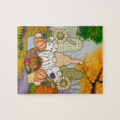 Thanksgiving Gnomes Trio Puzzle Legpuzzel (Horizontaal)
