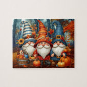 Thanksgiving Gnomes Trio Puzzle Legpuzzel (Horizontaal)
