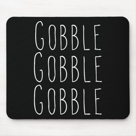 Thanksgiving gobbel muismat (Voorkant)