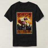 Thanksgiving Gobblezilla Turkije T-shirt (Design voorkant)
