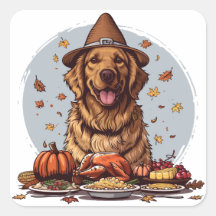 Thanksgiving Golden Retriever