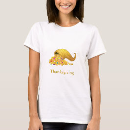 Thanksgiving Gouden Hoorn des Overvloeds T-shirt