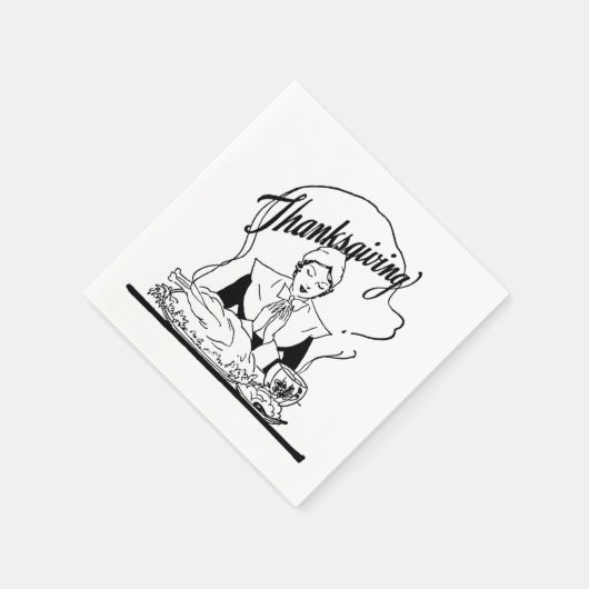 Thanksgiving Grace White Servetten (Hoek)