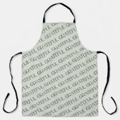 thanksgiving grateful apron  schort (Voorkant)