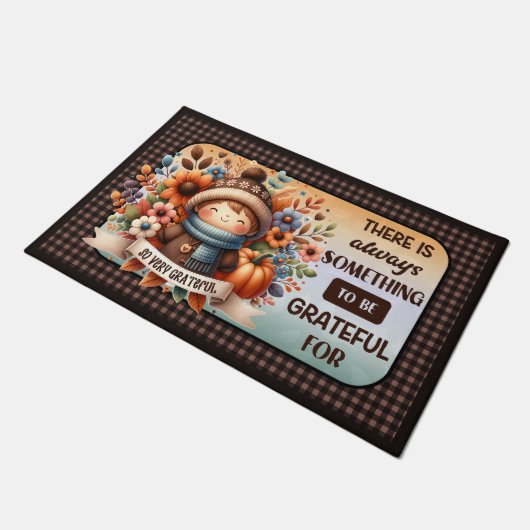 Thanksgiving Grateful Doormat Deurmat (Schuin)