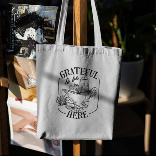 Thanksgiving Grateful Tote Bag