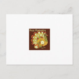 Thanksgiving Greeting Post Card Feestdagenkaart