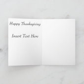  Thanksgiving Groet met Pilgrim Girl Ba (Binnen)