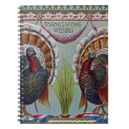 Thanksgiving groeten 1906 notitieboek (Voorkant)
