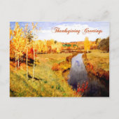 Thanksgiving Groeten. beeldende kunst Briefkaart (Voorkant)