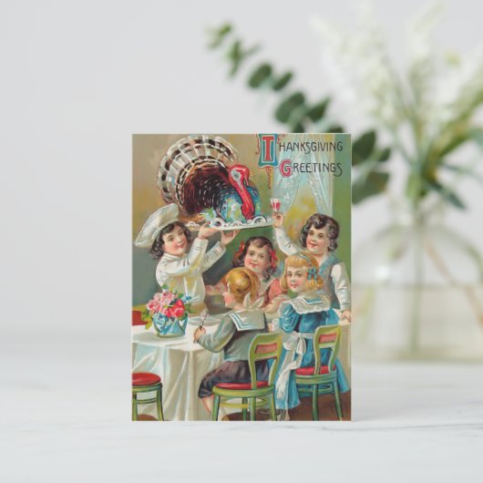  Thanksgiving Groeten Briefkaart (Staand voorkant)