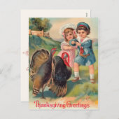  Thanksgiving Groeten Briefkaart (Voorkant / Achterkant)