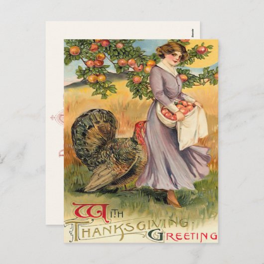  Thanksgiving Groeten Briefkaart (Voorkant / Achterkant)