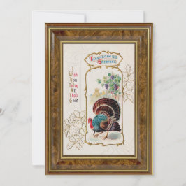  Thanksgiving Groeten en Turkije Feestdagenkaart