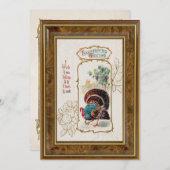  Thanksgiving Groeten en Turkije Feestdagenkaart (Voorkant / Achterkant)