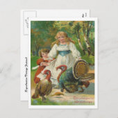 Thanksgiving groeten feestdagenkaart (Voorkant / Achterkant)