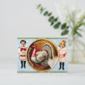 Thanksgiving groeten feestdagenkaart (Staand voorkant)