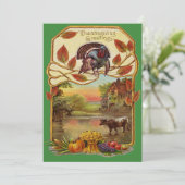 Thanksgiving groeten, herfst, ZSSG Feestdagenkaart (Staand voorkant)