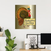 Thanksgiving groeten poster (Thuiskantoor)
