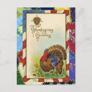  Thanksgiving Groeten & Quilt Briefkaart