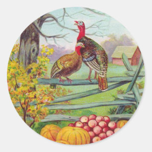 "Thanksgiving Groeten" Sticker