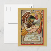  Thanksgiving Groeten Turkije Briefkaart (Voorkant / Achterkant)