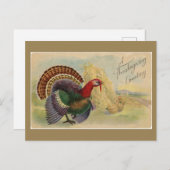  Thanksgiving Groeten Turkije Briefkaart (Voorkant / Achterkant)