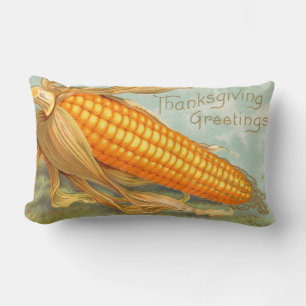 Thanksgiving Groetings Corn over de piloot van de Kussen